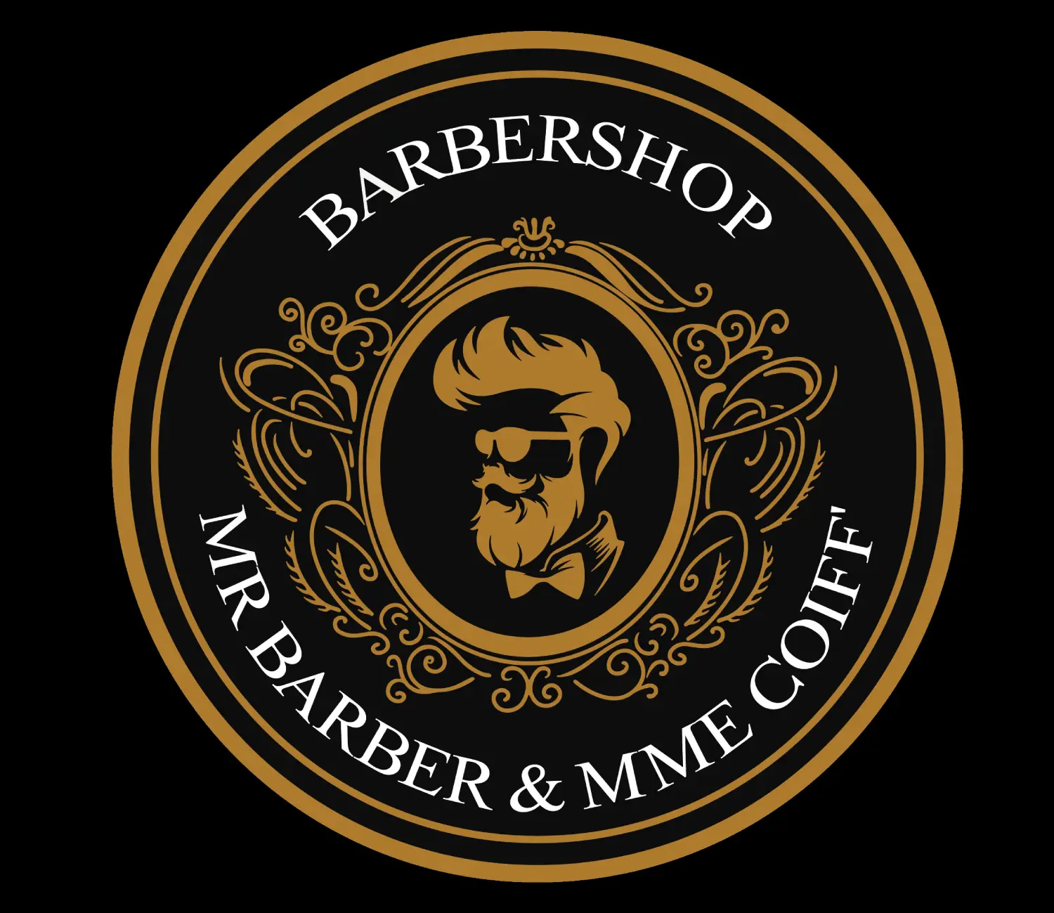 logo mr barber & mme coiff